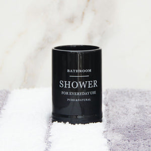 Vaso de Baño Shower Negro