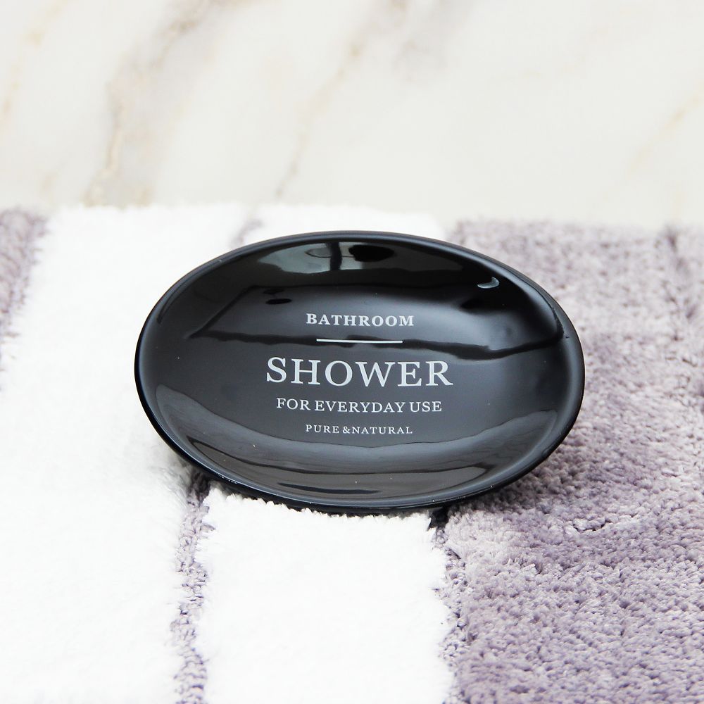 Jabonera Shower Negra