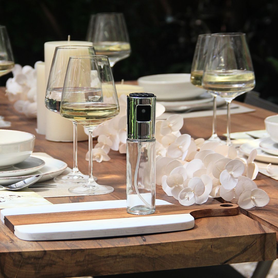 Rociador Aceite / Vinagre 16,5 cm Plateado PVC