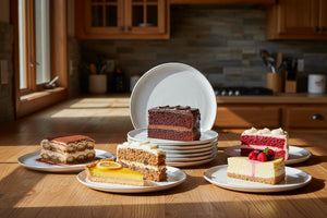 Pack 6 Platos Postre Positano Cream