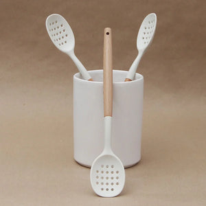 Pack 3 Utensilios/Cuchara para Pastas/Espumadera 35 cm/Cuchara Silicona Premium
