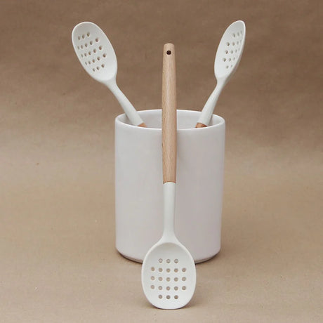 Pack 3 Utensilios/Espumadera 35 cm/Cuchara para Pastas/Espatula Premium