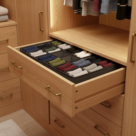 Organizador Gris 30 x 30 x 10 Cm