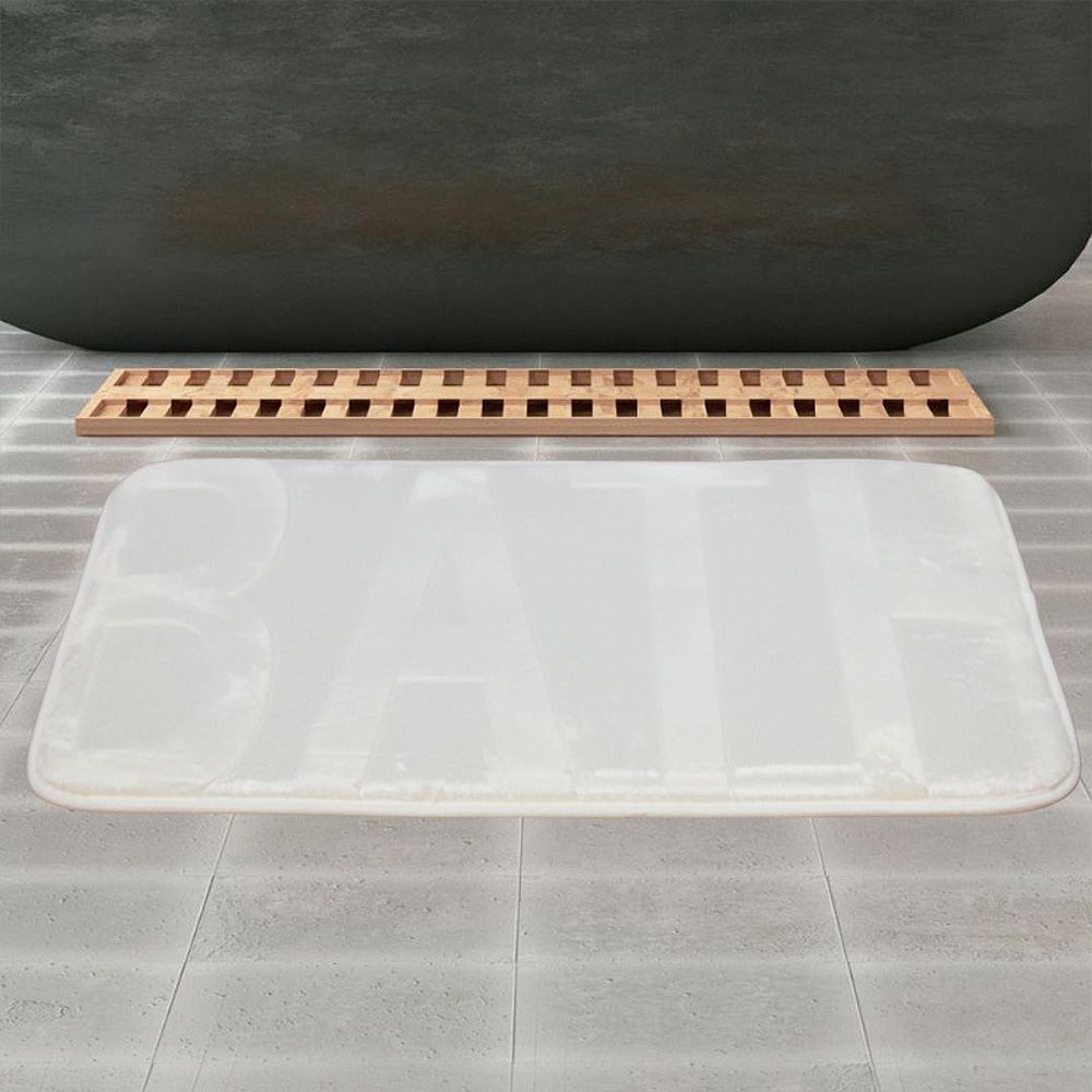 Alfombra de Baño Memory Bath Blanca