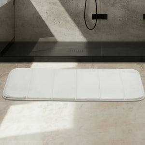 Alfombra de Baño Memory Lines Blanca