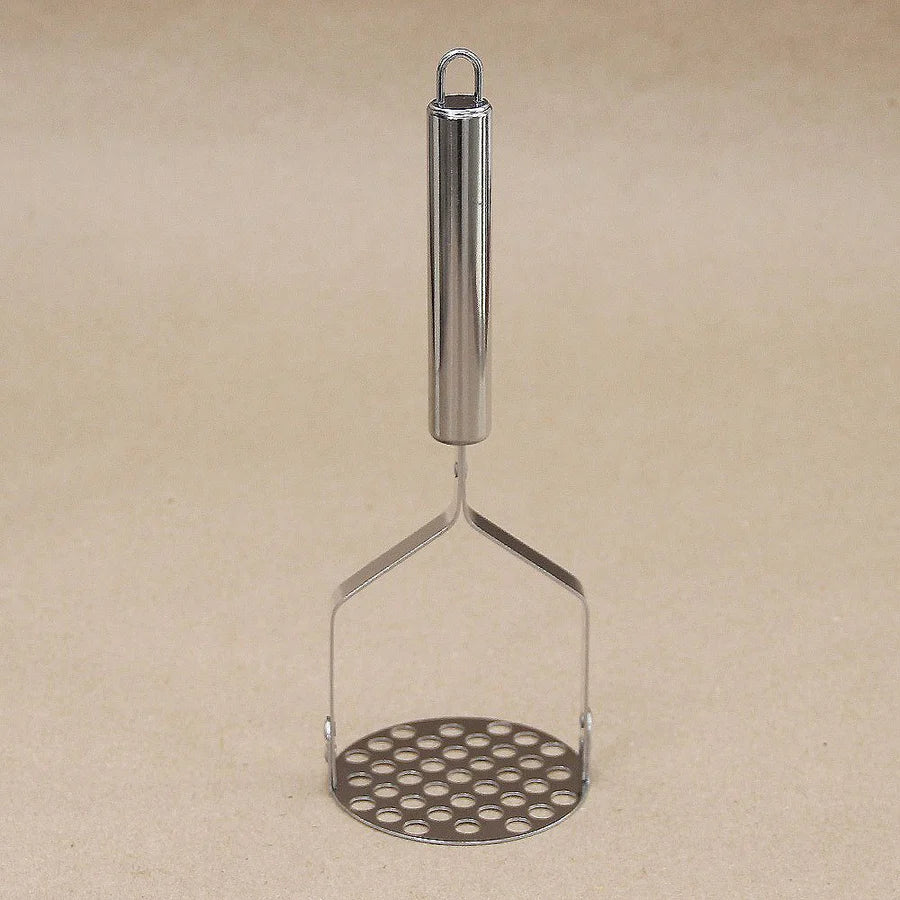 Pack 3 Utensilios/Colador/Pisa Papas/Pinza Acero Grip 23 cm