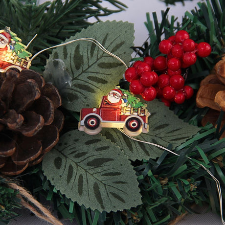 Luces Navideñas Santa Truck