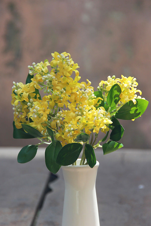 Yellow Lilac Bouquet 38 cm