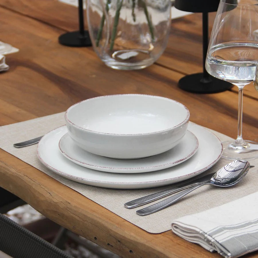 Pack 6 Platos Playos Positano Cream