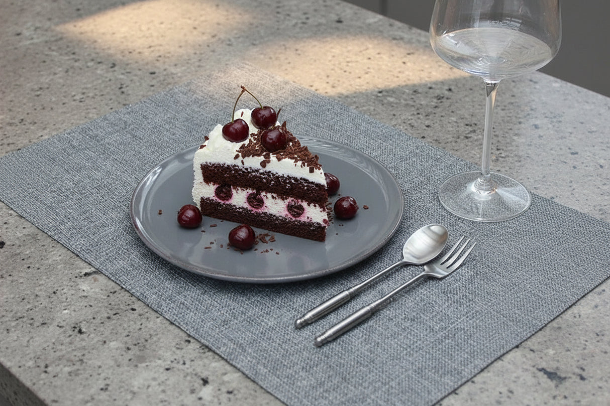 Plato Postre Positano Grey