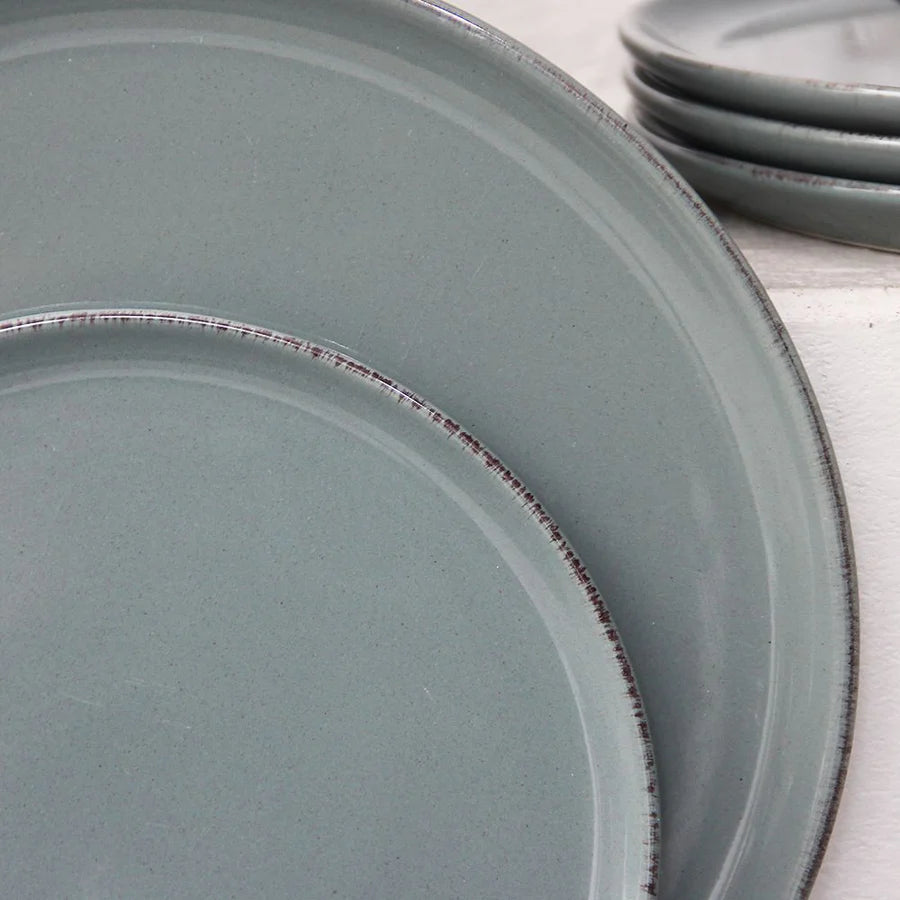 Pack 4 Platos Postre Positano Green