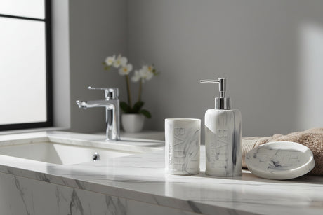 Set de Baño Jaspe x 3 Piezas