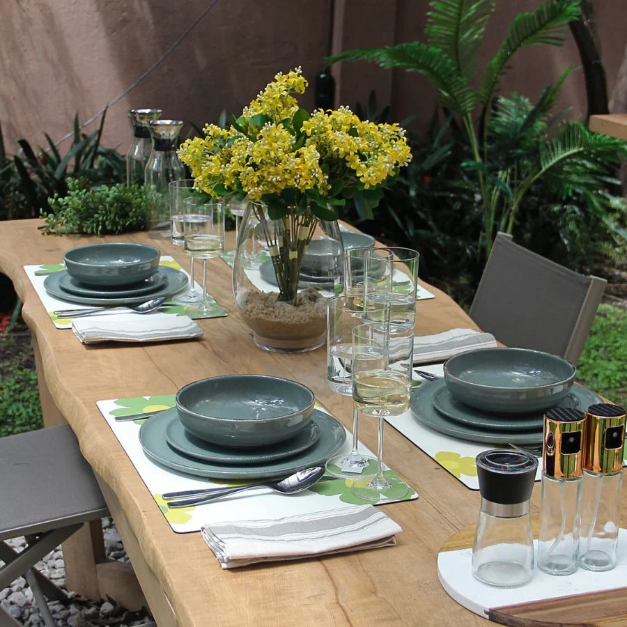 Pack 4 Platos Playos Positano Green