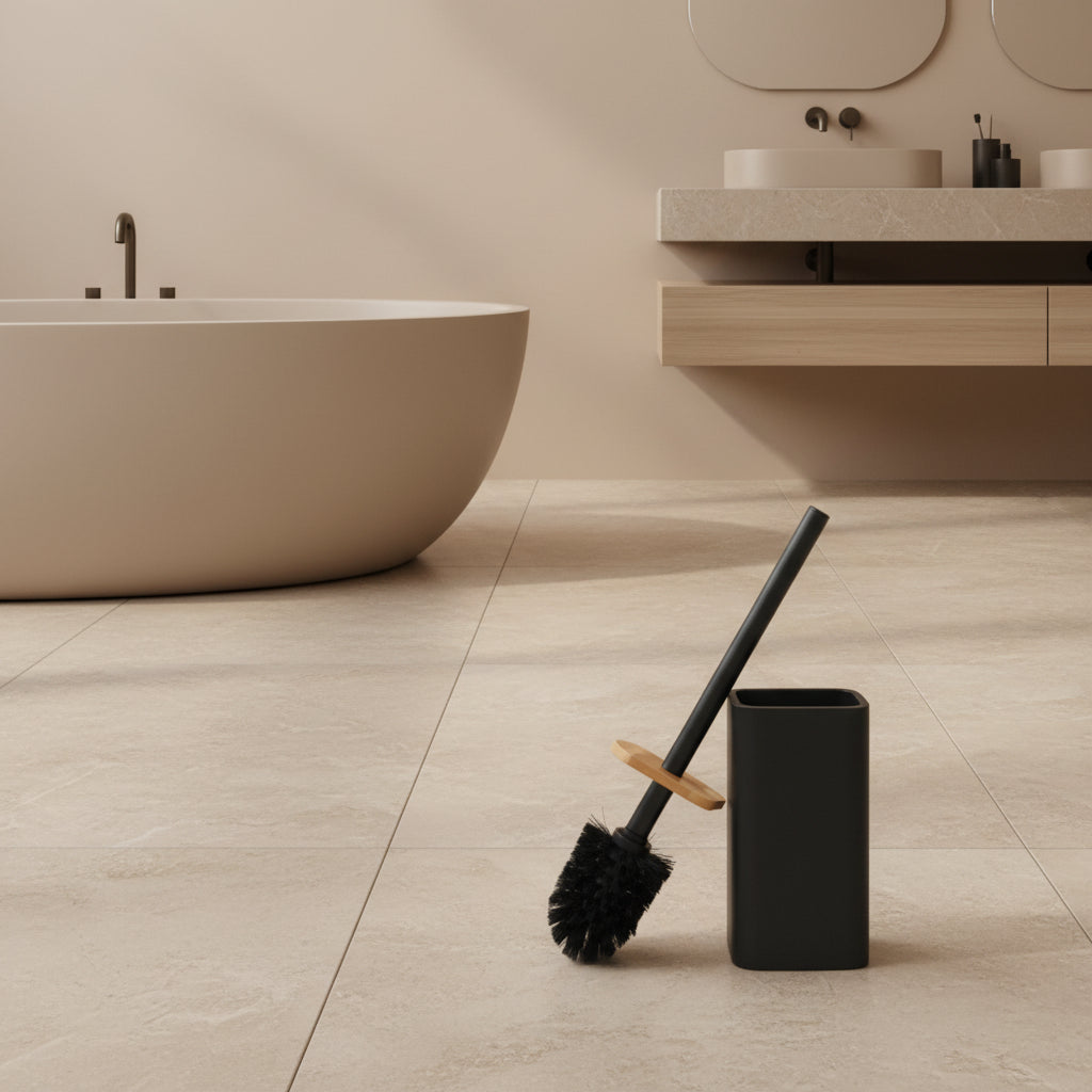 Escobilla de Baño Halo Negra