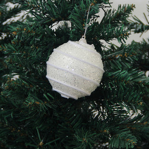 Esfera Espiral Glitter 8 cm