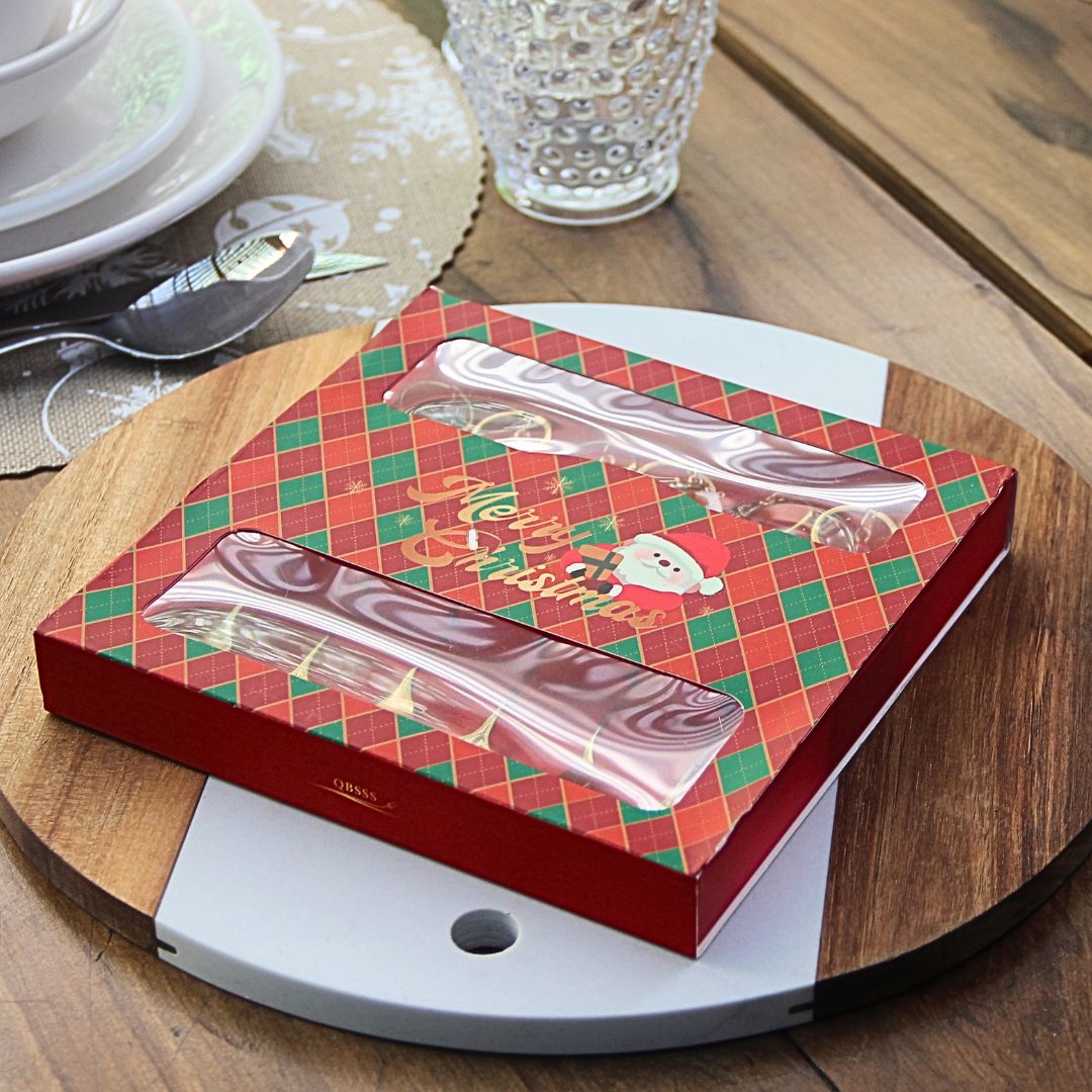 Set x 6 Cubiertos Copetin Christmas Charm