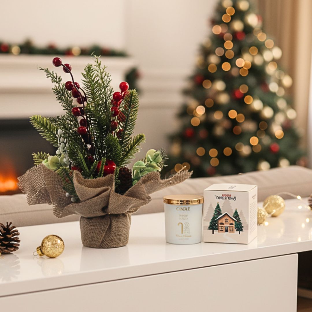 Adorno Pino Navideño 28 cm