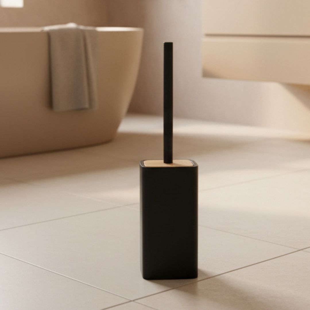 Escobilla de Baño Halo Negra