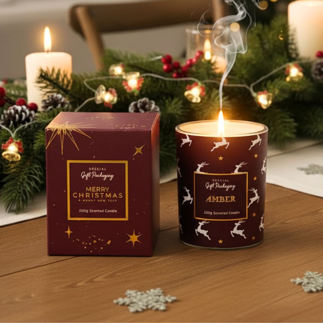 Vela Christmas Red Amber