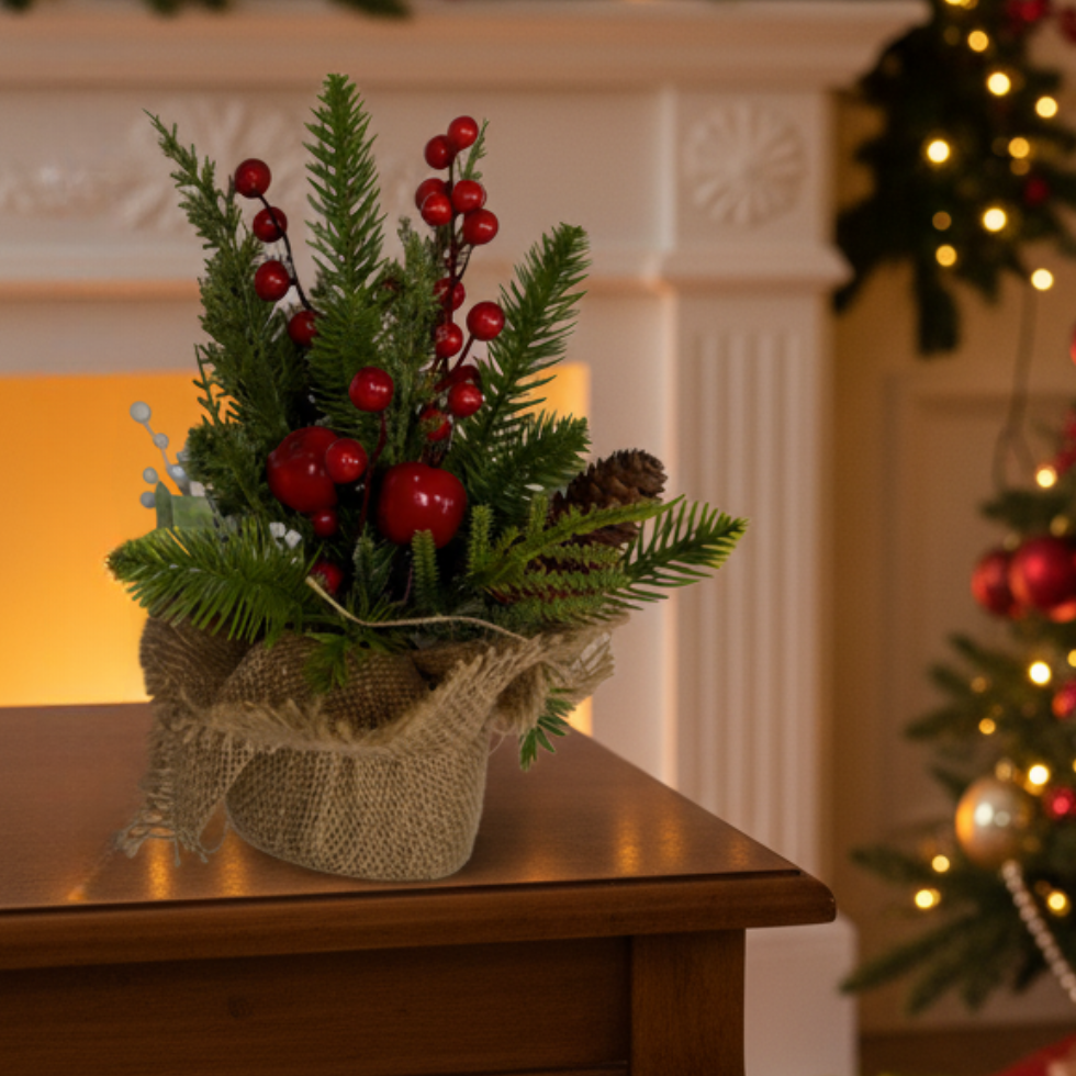 Adorno Pino Navideño 28 cm