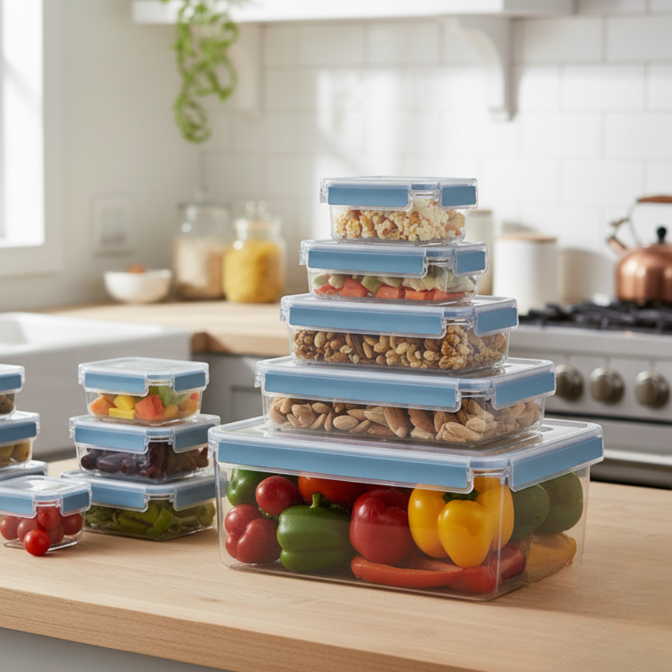 Set Food Container Simple Life x 10 piezas