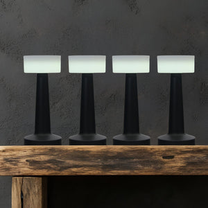 Pack 4 Lámparas LED Luna Black