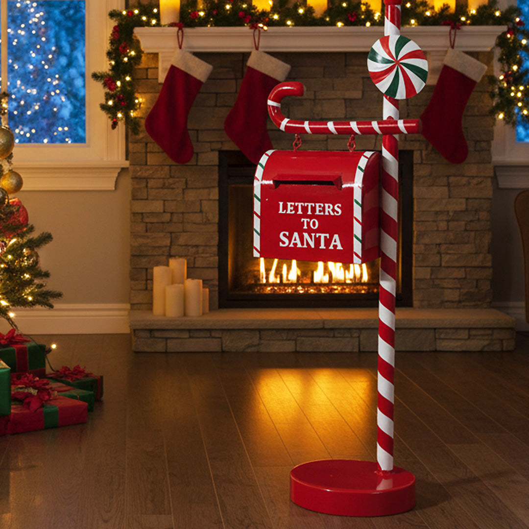 Santa Candy Post 48 cm