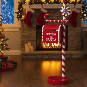 Santa Candy Post 48 cm