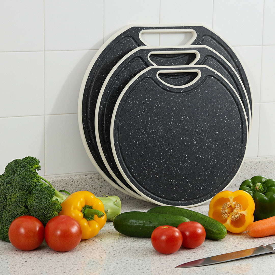 Tabla Redonda Black Luxe Grande