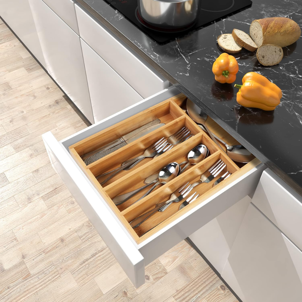 Organizador 5 Divisiones Bamboo