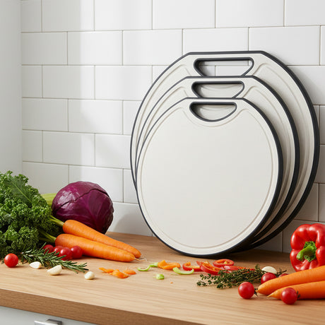 Tabla Redonda White Luxe Grande