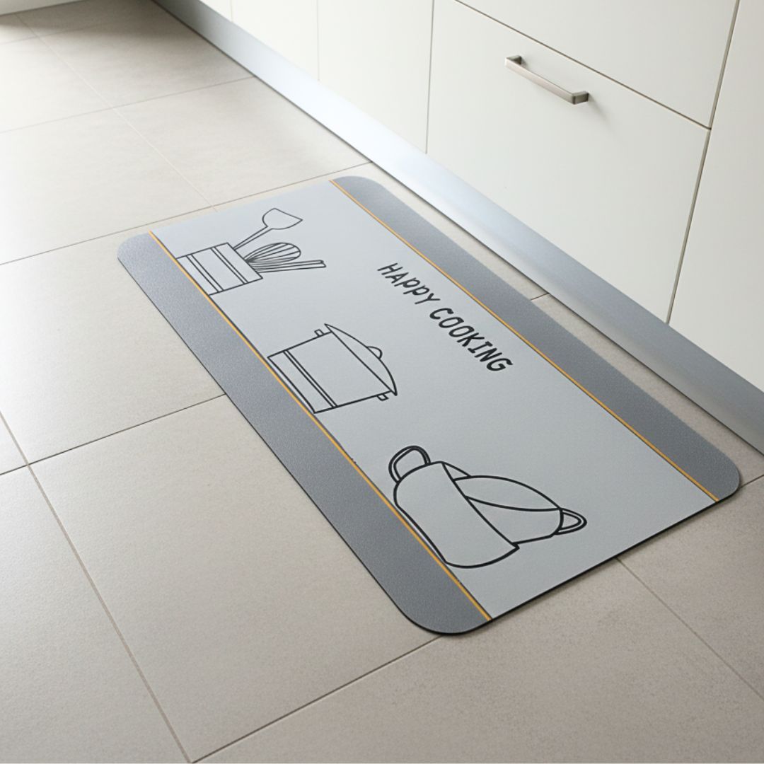 Set Alfombras de Cocina Happy Cooking