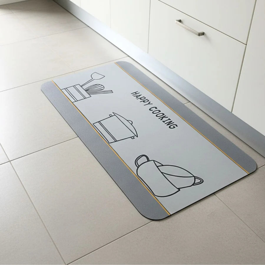 Set Alfombras de Cocina Happy Cooking