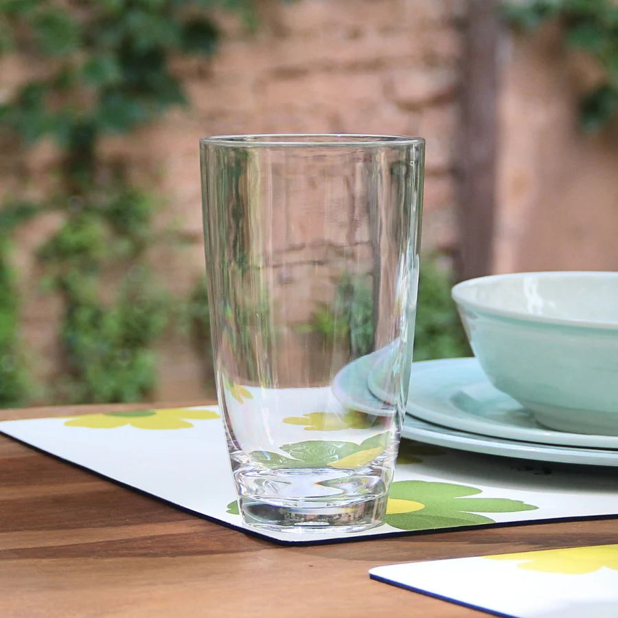 Juego 6 Vasos Altos Clásicos Acrílico