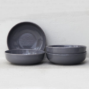 Pack 4 Bowls Positano Grey