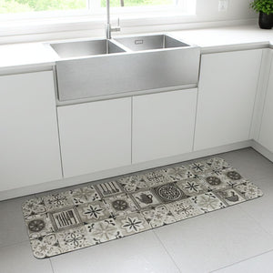 Set Alfombras Antideslizantes Terracota Tiles