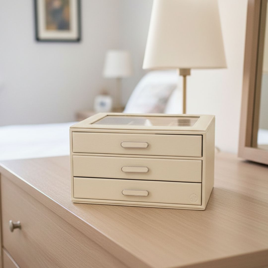 Organizador Glamour Crema