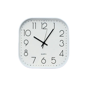 Reloj Square White 30 cm