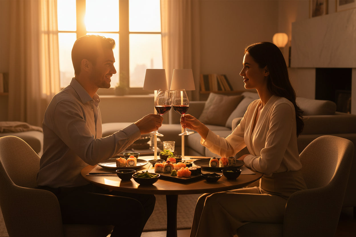 Pack 2 Lámparas Led Terra Blanca