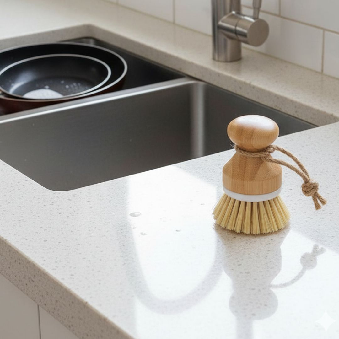 Cepillo Ecoclean Redondo Bamboo