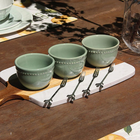 Pack  6 Bowls Mini Queen Verde
