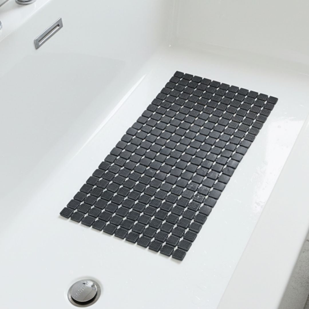 Alfombra Antideslizante Black Grid (39 x 71 xm)