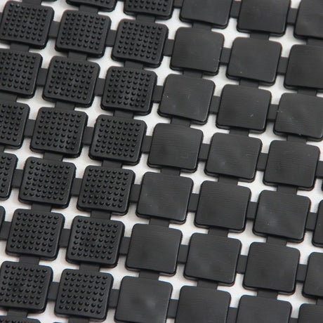 Alfombra Antideslizante Black Grid (39 x 71 xm)