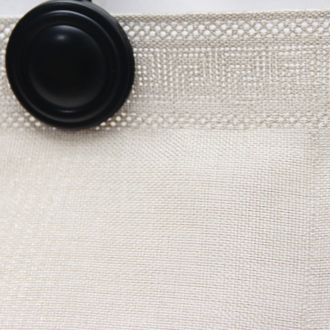 Cortina de Baño Lino Look Beige