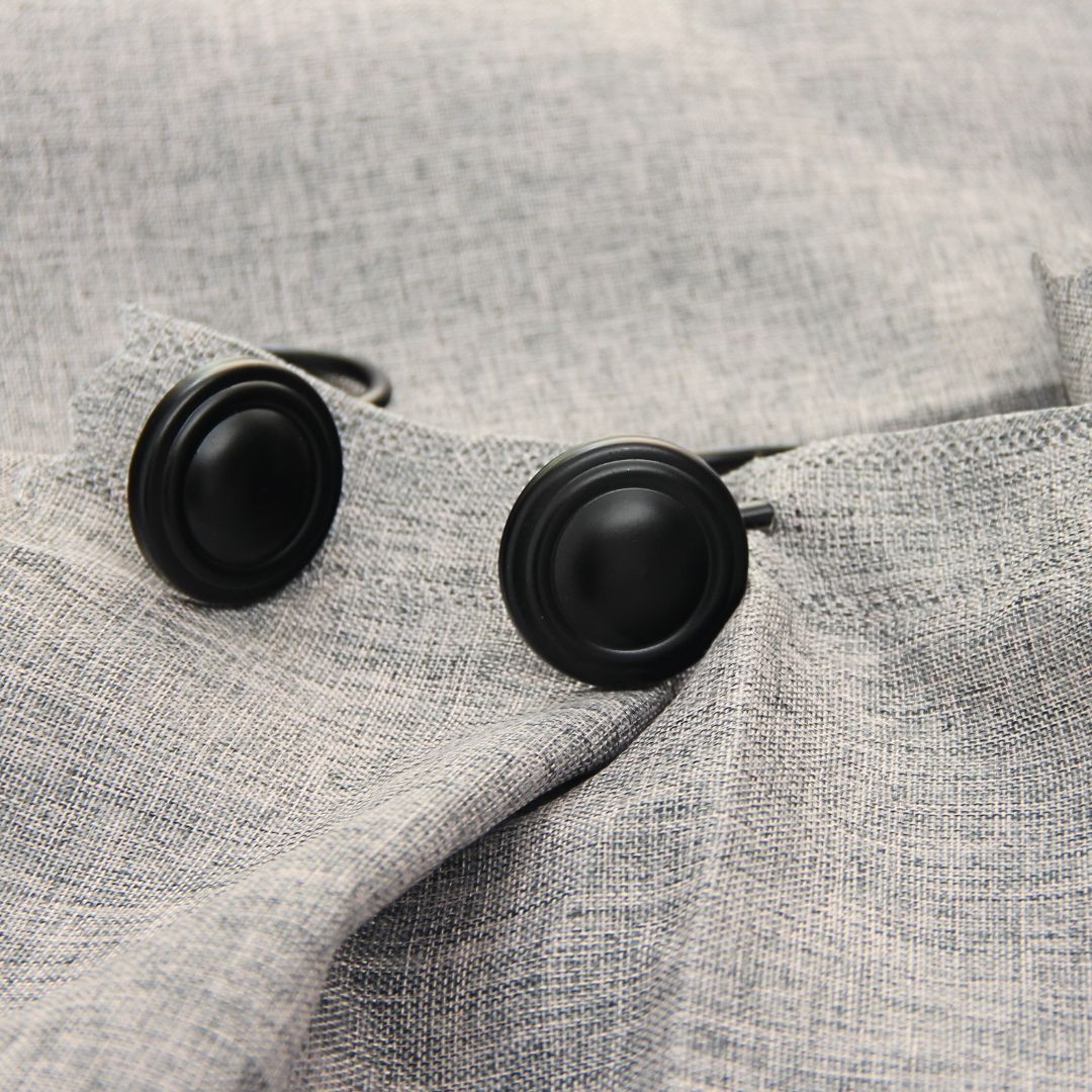 Ganchos de Cortina Black Circle