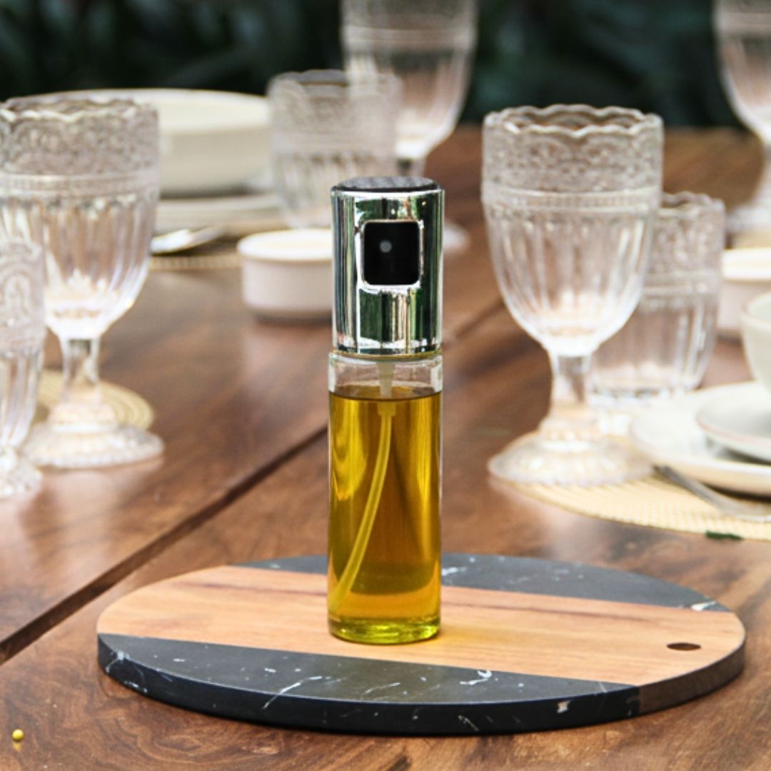 Rociador Aceite / Vinagre 16,5 cm Plateado PVC