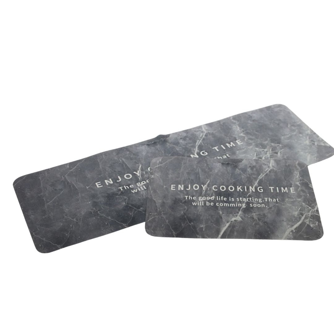 Set Alfombras Antideslizantes Marble Grey