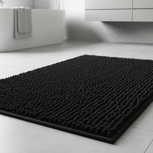 Alfombra de Baño Boucle Negra