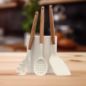 Pack 3 Utensilios/Espumadera 35 cm/Cuchara para Pastas/Espatula Premium