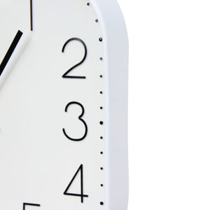 Reloj Square White 30 cm